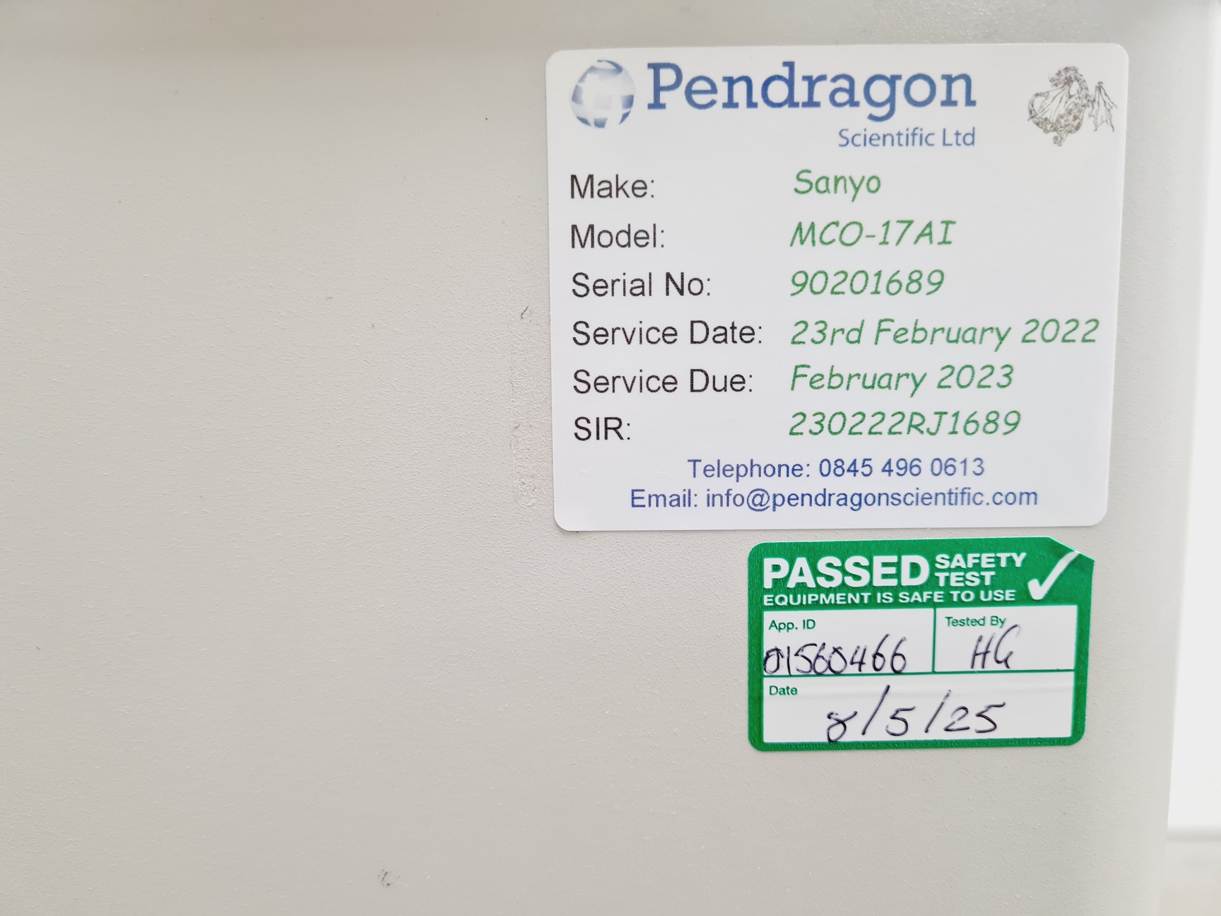 Image of Sanyo MCO-17AI Co2 Incubator Spares/Repair Lab