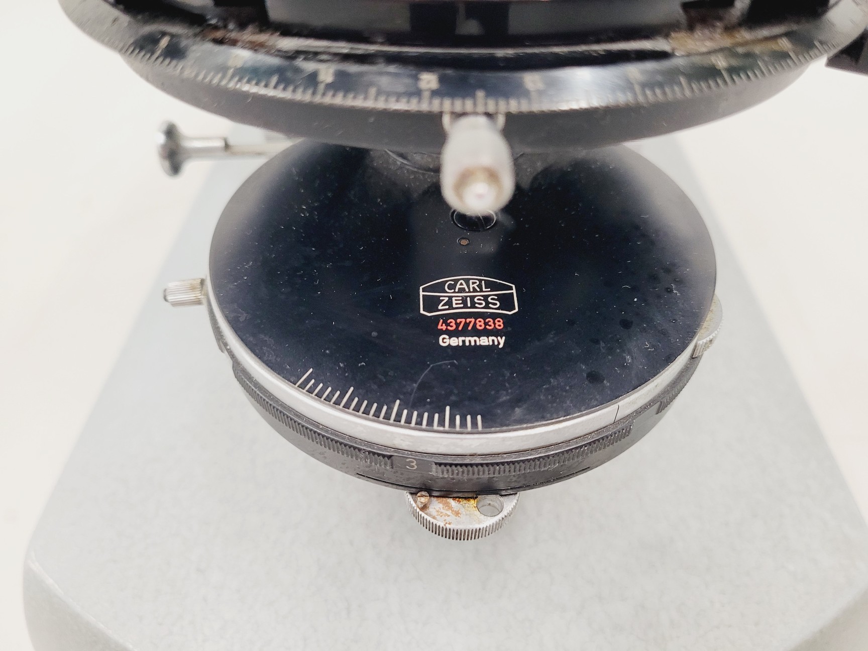 Image of Carl Zeiss Compound Microscope w/ 39 25 33 Transformer 5 x Objectives 10/25/40x