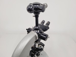 Thumbnail image of Carl Zeiss Compound Microscope w/ 39 25 33 Transformer 5 x Objectives 10/25/40x