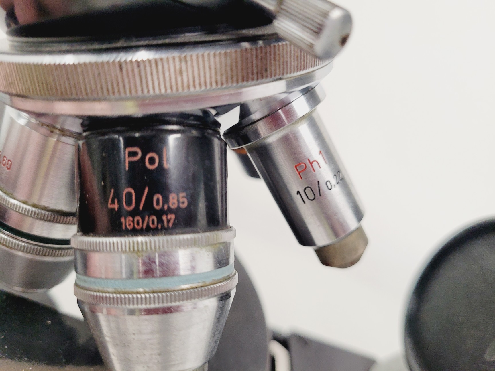 Image of Carl Zeiss Compound Microscope w/ 39 25 33 Transformer 5 x Objectives 10/25/40x