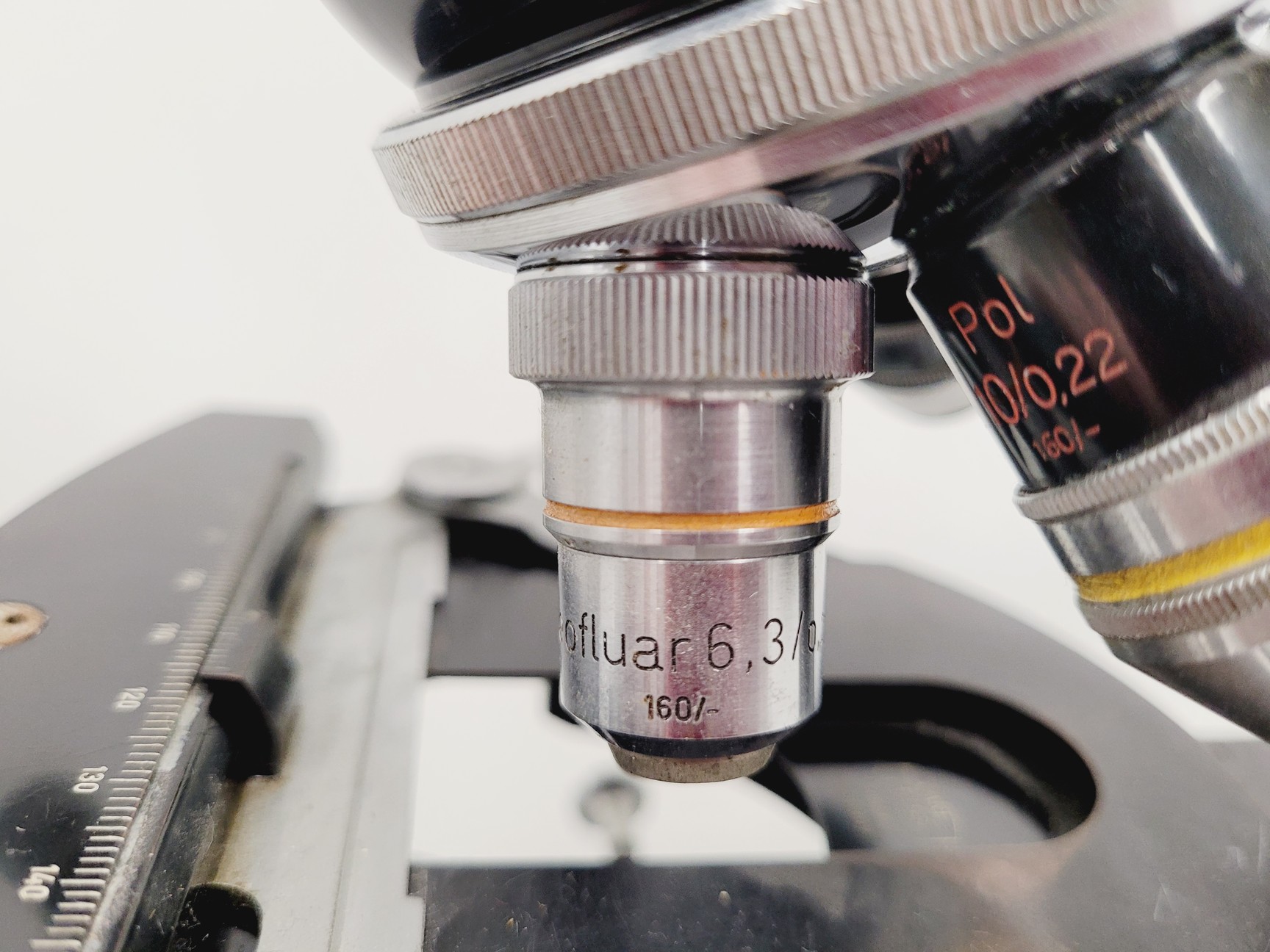 Image of Carl Zeiss Compound Microscope w/ 39 25 33 Transformer 5 x Objectives 10/25/40x