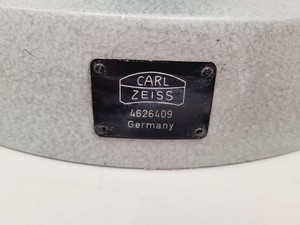 Thumbnail image of Carl Zeiss Compound Microscope w/ 39 25 33 Transformer 5 x Objectives 10/25/40x