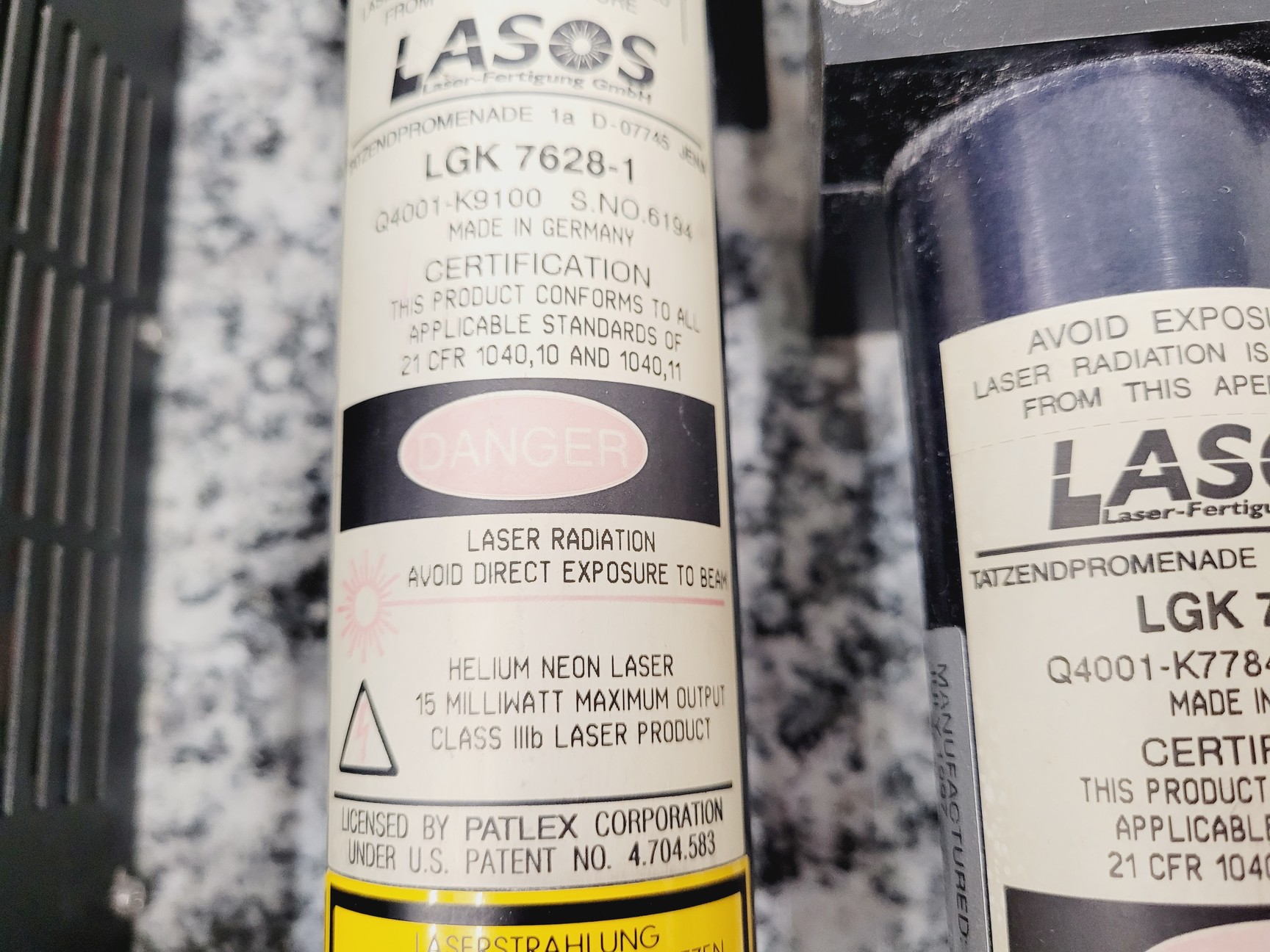 Image of Carl Zeiss LSM 5 Laser Module with 2 Lasos LGK lasers and Controller + PSU