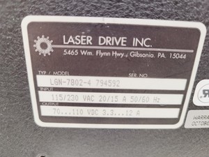 Thumbnail image of Carl Zeiss LSM 5 Laser Module with 2 Lasos LGK lasers and Controller + PSU