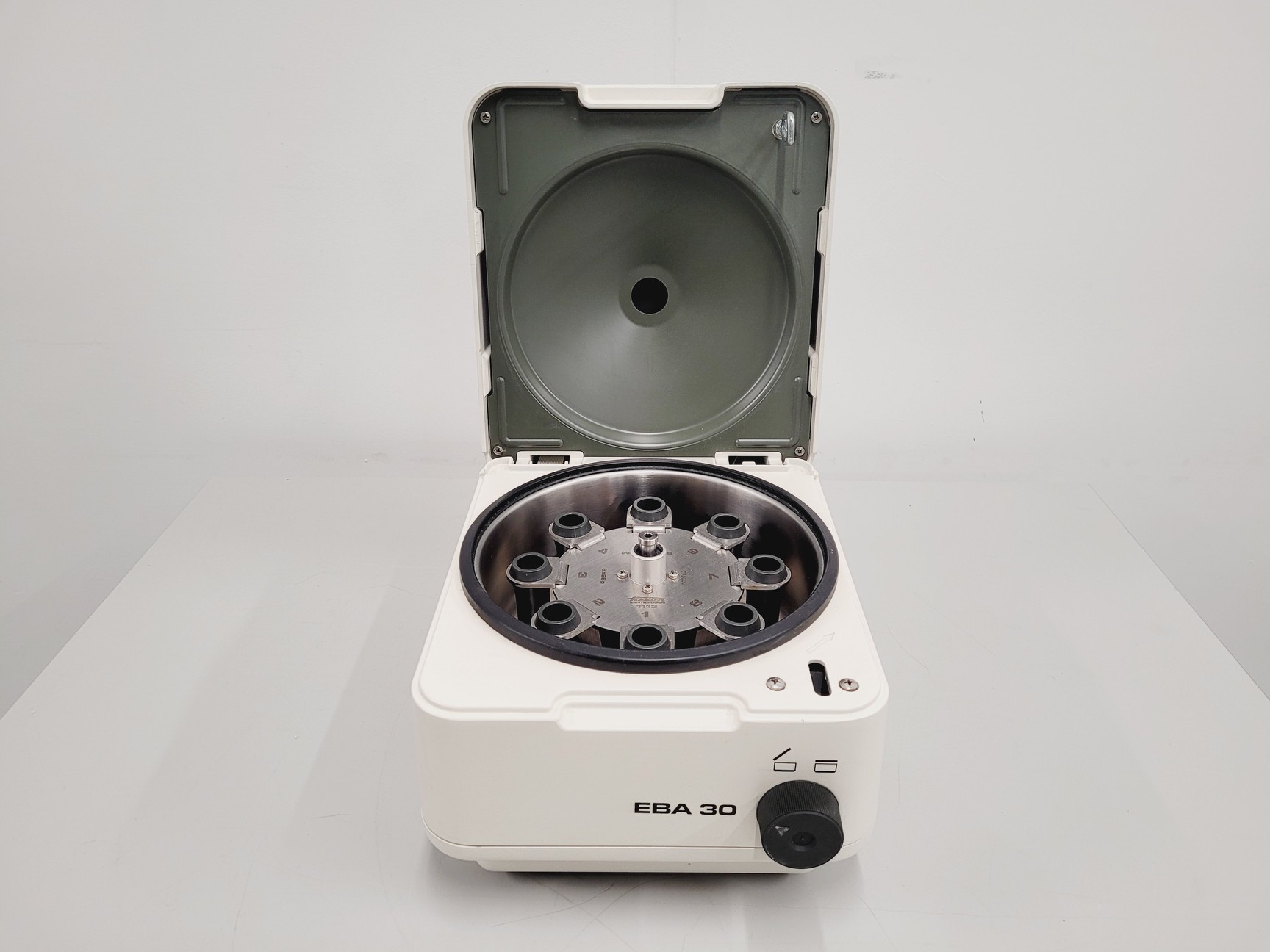 Image of  Hettich EBA 30 Bench Centrifuge With Hettich 113 + 8 x 25g Tube Rotor Lab