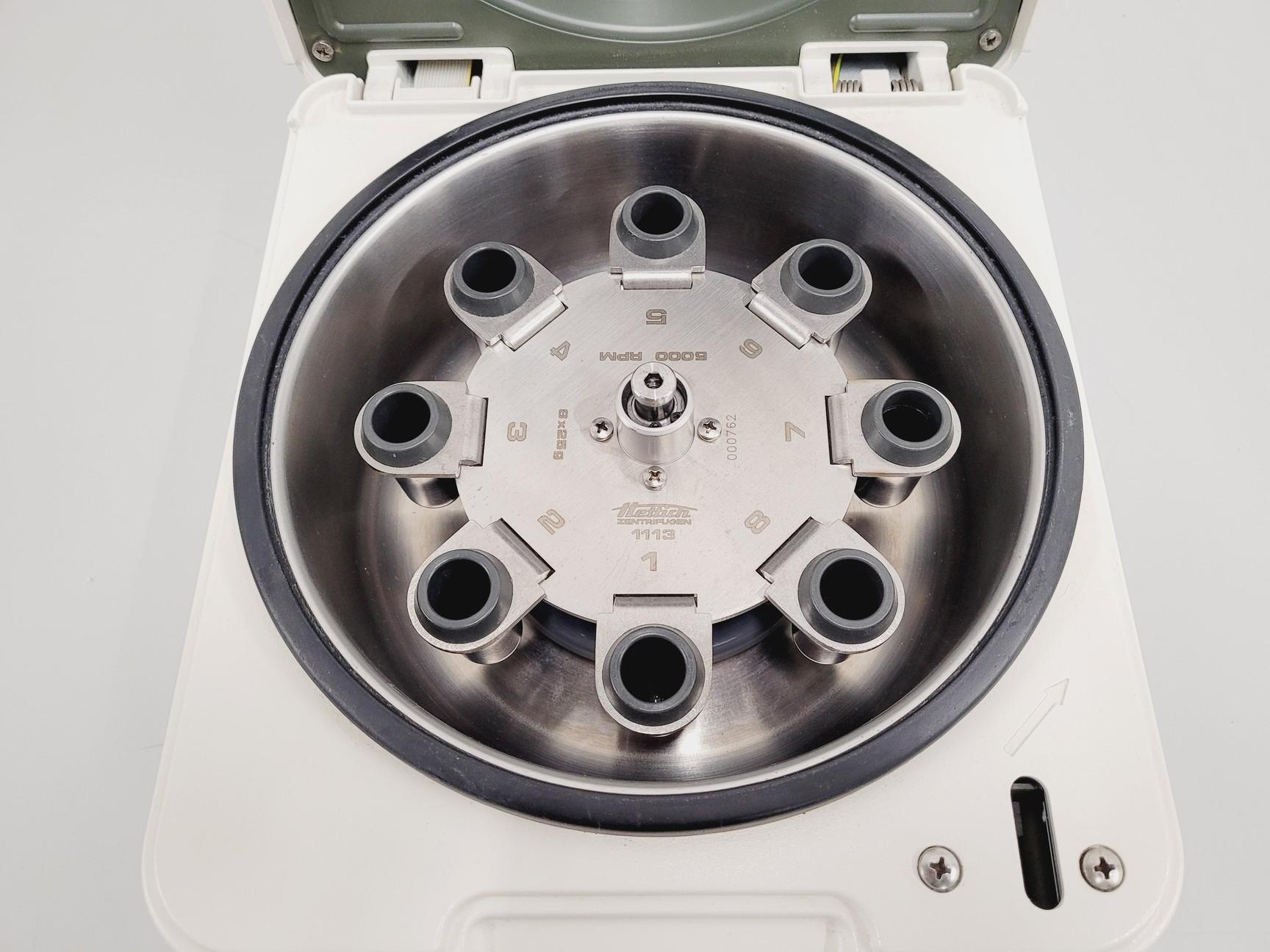 Image of  Hettich EBA 30 Bench Centrifuge With Hettich 113 + 8 x 25g Tube Rotor Lab
