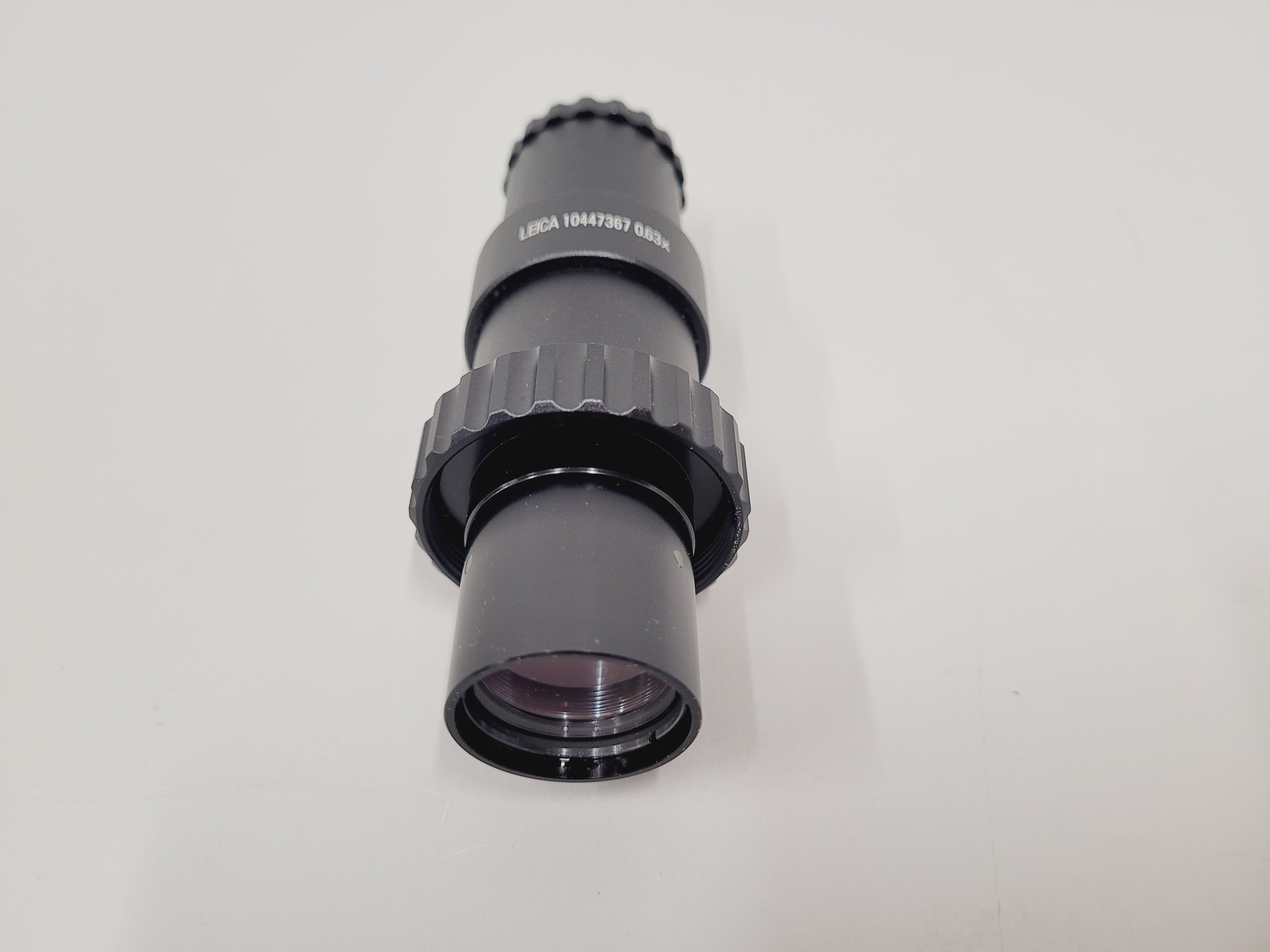 Image of Leica Trinocular Tube 10445924 With Leica 10447367 C-Mount Camera Adapter 0.63x