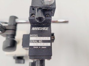 Thumbnail image of Lot of 3 Narishige 3-axis Micromanipulators on Magnetic Stands M153, M152