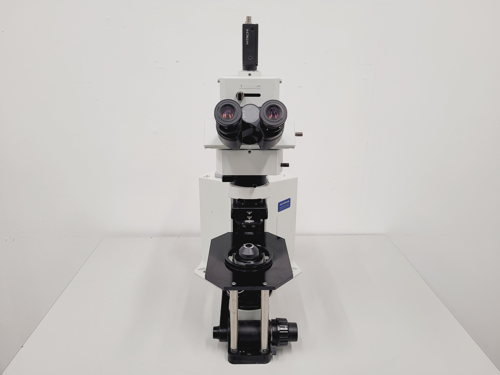 Image of Olympus BX51WIF Fluorescence Microscope w/ Hitachi CCD Camera KP-MIAP S/R Lab