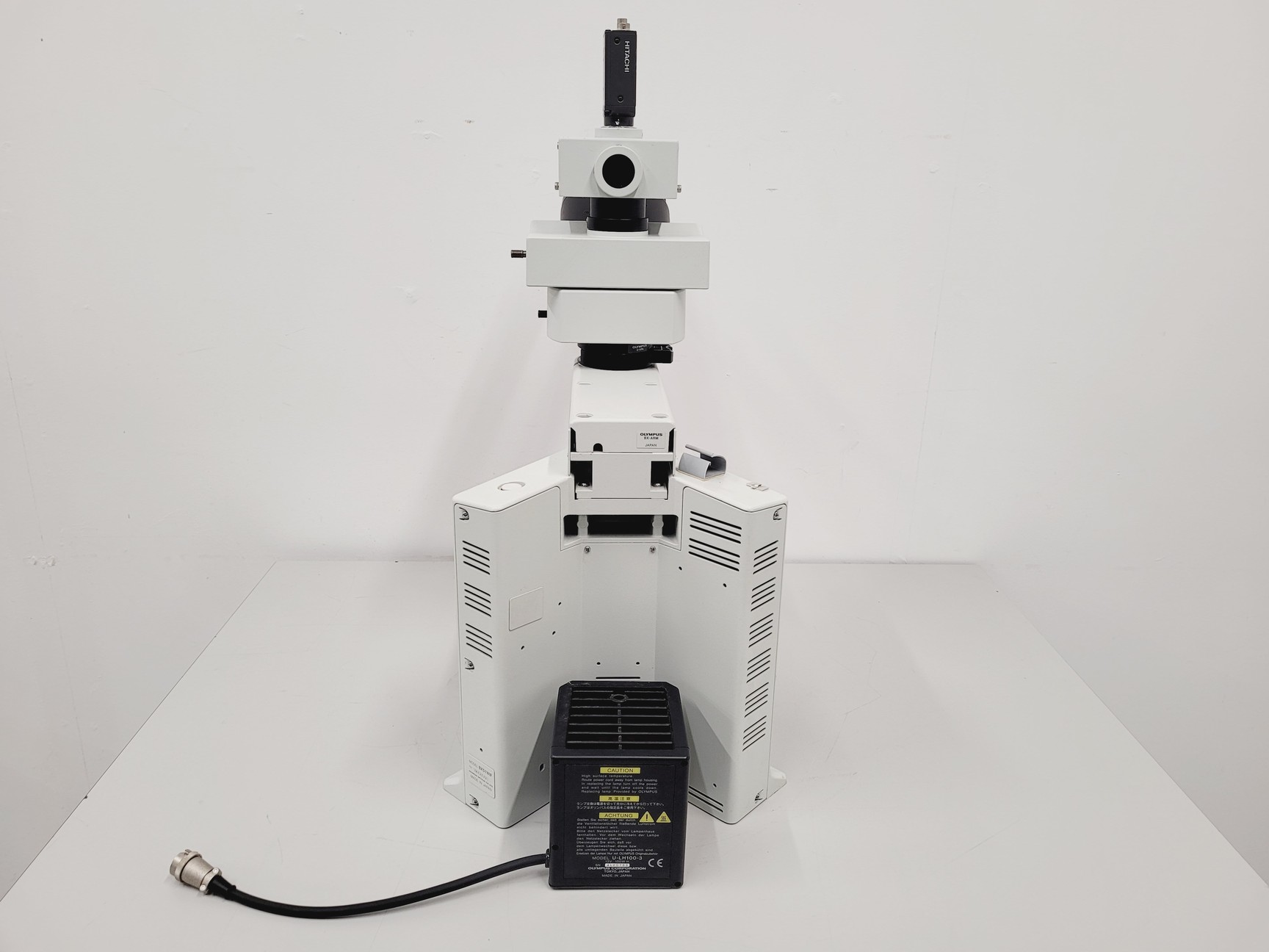 Image of Olympus BX51WIF Fluorescence Microscope w/ Hitachi CCD Camera KP-MIAP S/R Lab