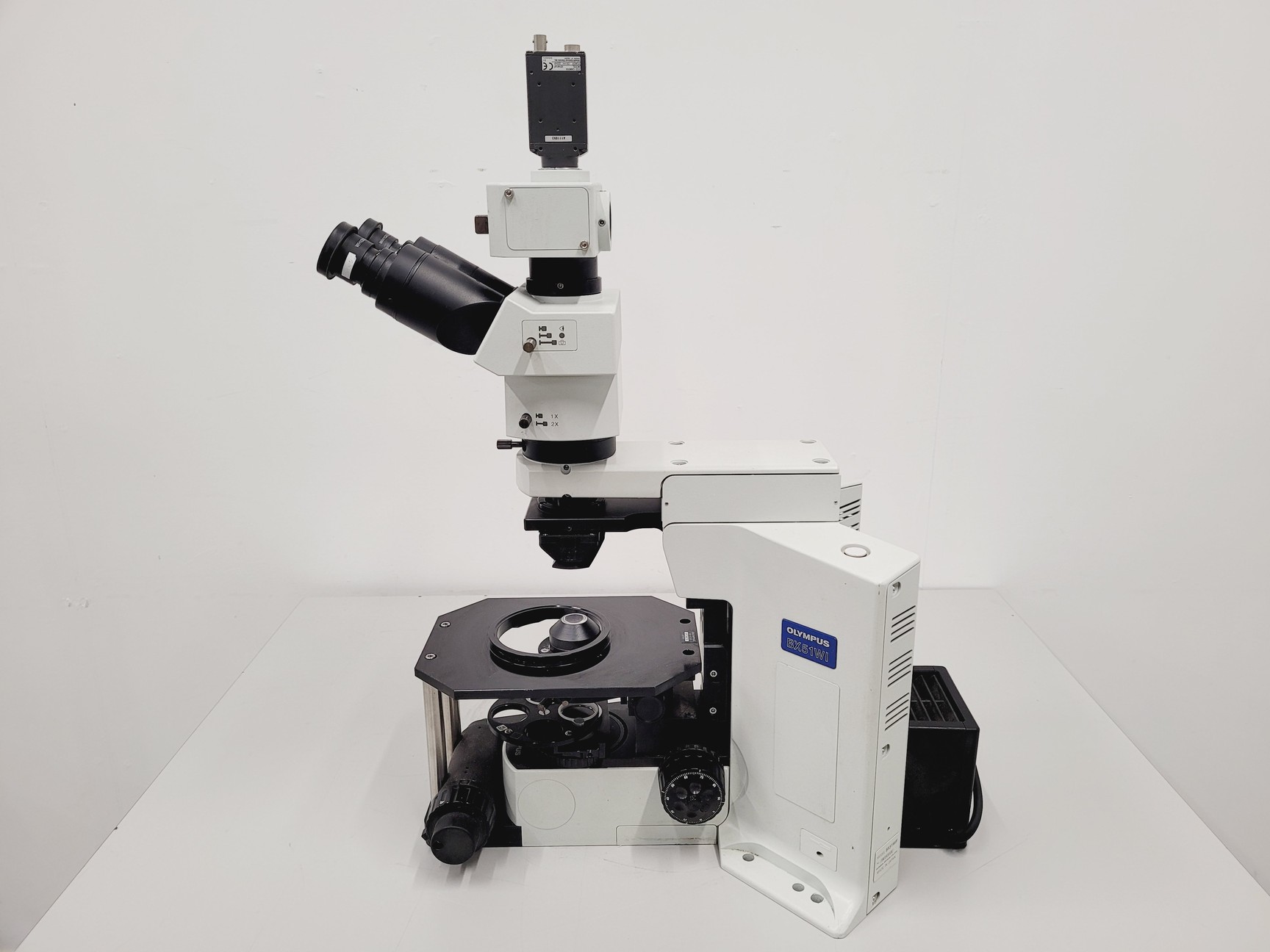 Image of Olympus BX51WIF Fluorescence Microscope w/ Hitachi CCD Camera KP-MIAP S/R Lab