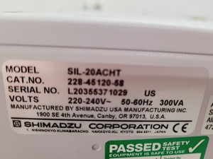 Thumbnail image of Shimadzu Prominence 20 UFLC HPLC System