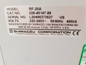 Thumbnail image of Shimadzu Prominence 20 UFLC HPLC System