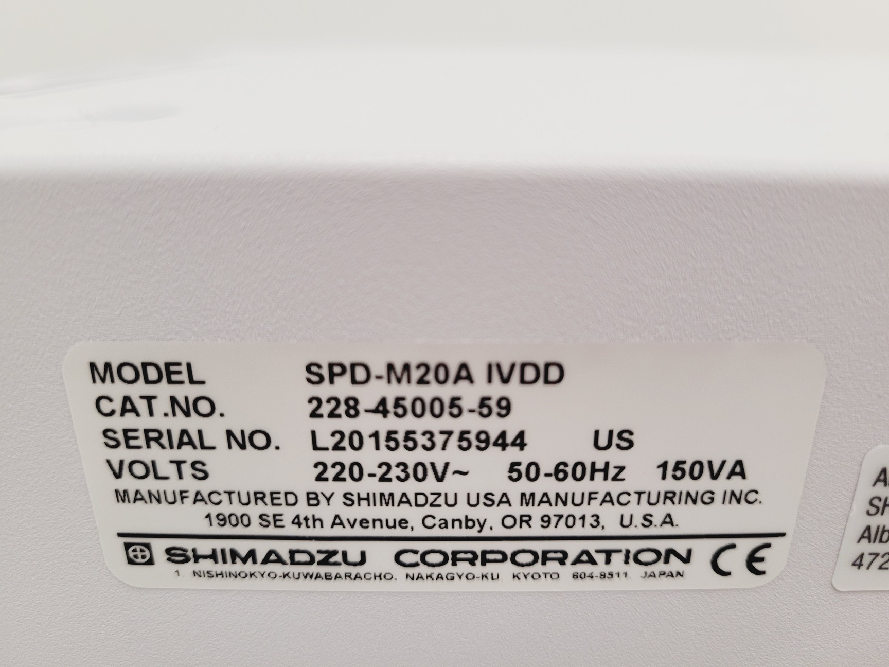 Image of Shimadzu Prominence 20 UFLC HPLC System