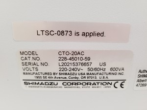 Thumbnail image of Shimadzu Prominence 20 UFLC HPLC System