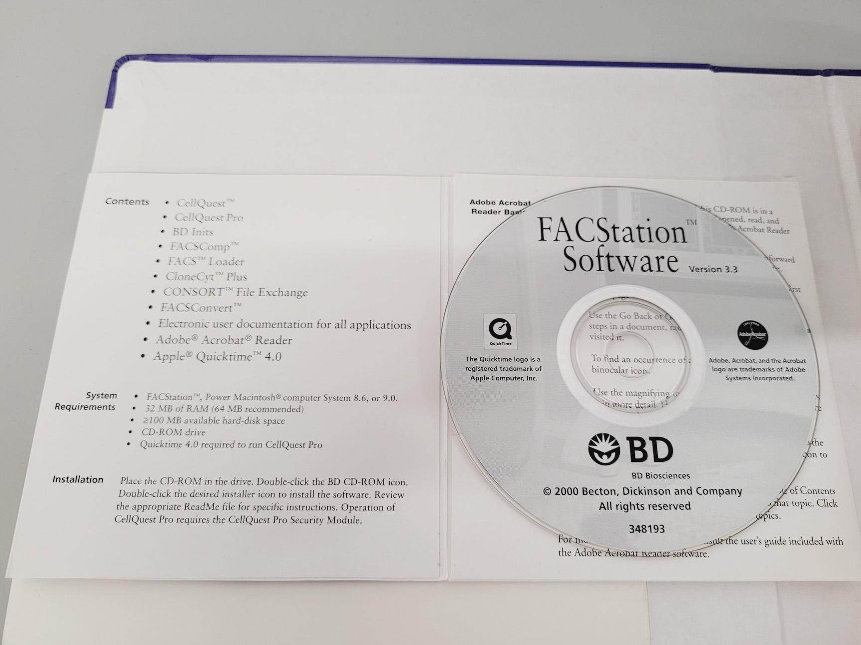 Image of BD FACSCalibur Flow Cytometer System with PC, Monitor & Software Lab