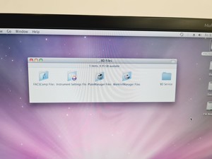 Thumbnail image of BD FACSCalibur Flow Cytometer System with PC, Monitor & Software Lab