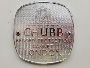Thumbnail image of Chubb Record Protection Cabinet Fireproof Document Safe With Keys