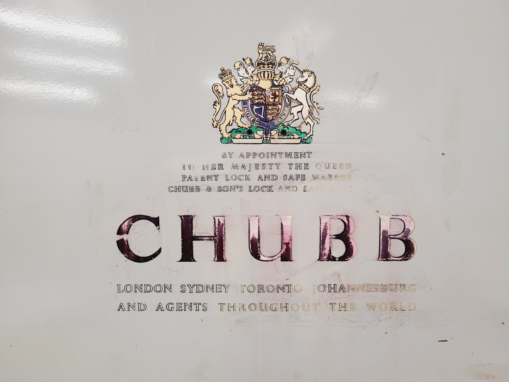 Image of Chubb Record Protection Cabinet Fireproof Document Safe With Keys