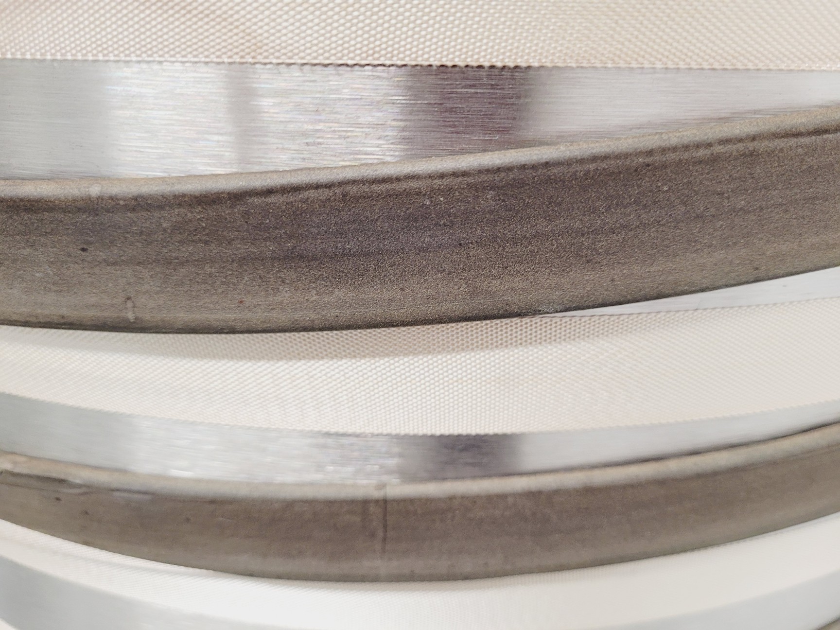 Image of TEM Vacuum Chamber Parts 60cm Diameter, 98cm Height on Aluminium Bench