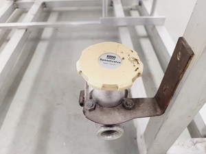 Thumbnail image of TEM Vacuum Chamber Parts 60cm Diameter, 98cm Height on Aluminium Bench