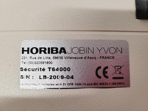 Thumbnail image of Horiba T64000 Raman Spectrometer System w/ LabSpec Software - Spares/Repair Lab