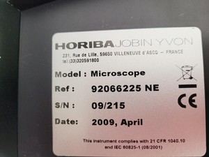 Thumbnail image of Horiba T64000 Raman Spectrometer System w/ LabSpec Software - Spares/Repair Lab