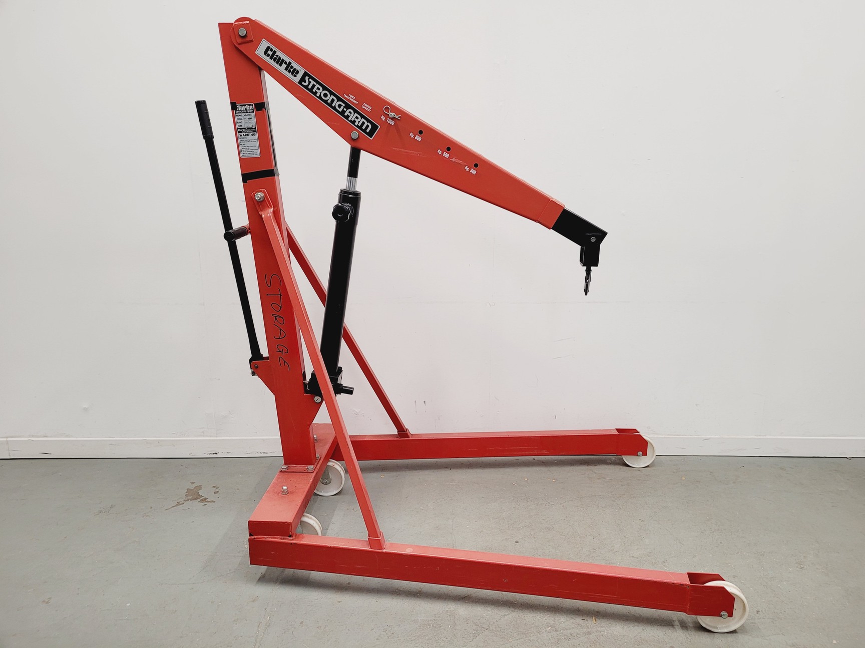 Image of Clarke Strong-Arm Model - HDC100 Engine Hoist 1000Kg Capacity