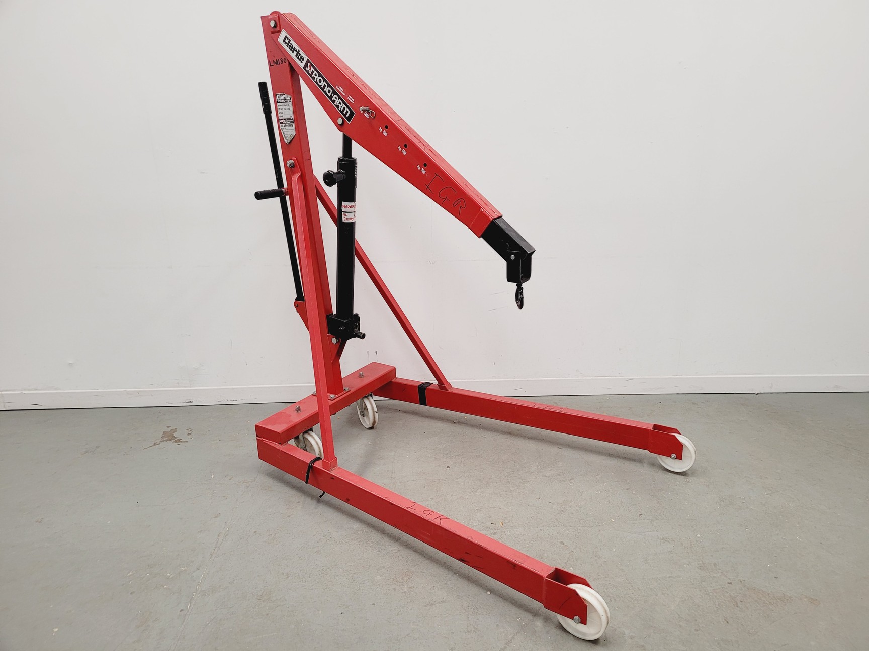 Image of Clarke Strong-Arm Model HDC100 Engine Hoist 1000Kg Capacity Spares/Repair