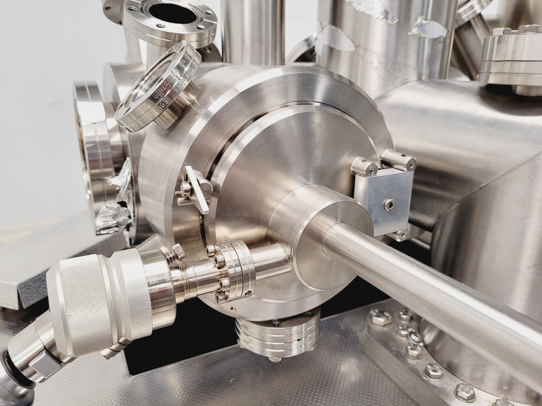 Image of SS Vacuum Reaction Chamber with Multiple Ports, Shielded Cabinet & Canopy