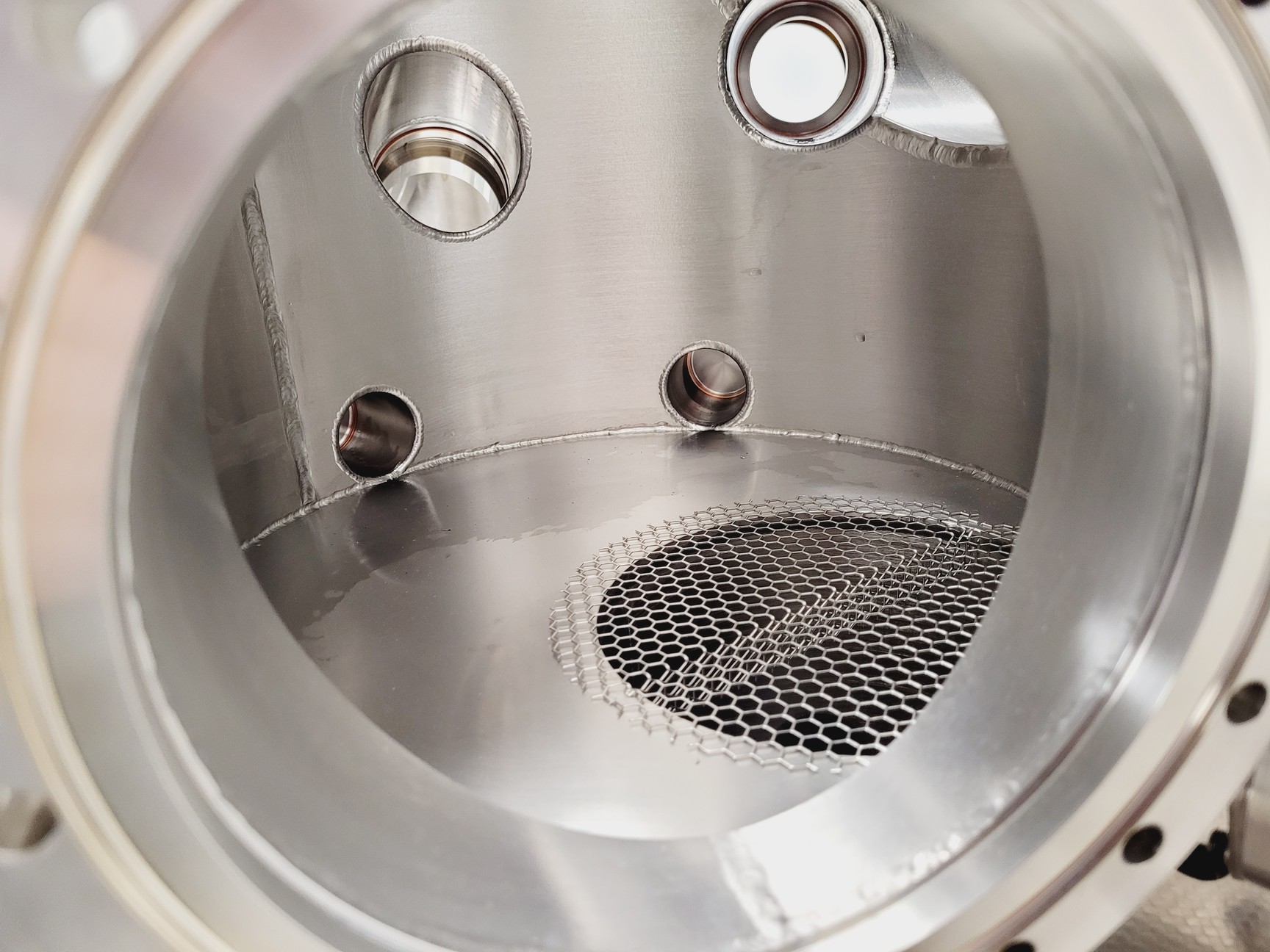 Image of SS Vacuum Reaction Chamber with Multiple Ports, Shielded Cabinet & Canopy