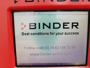 Thumbnail image of Binder CB 150 Laboratory CO2 Incubator - Faulty CO2 Sensor - Spares/Repair Lab