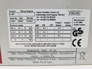 Thumbnail image of Vapac Humidity Controller Model - LE30P-694092