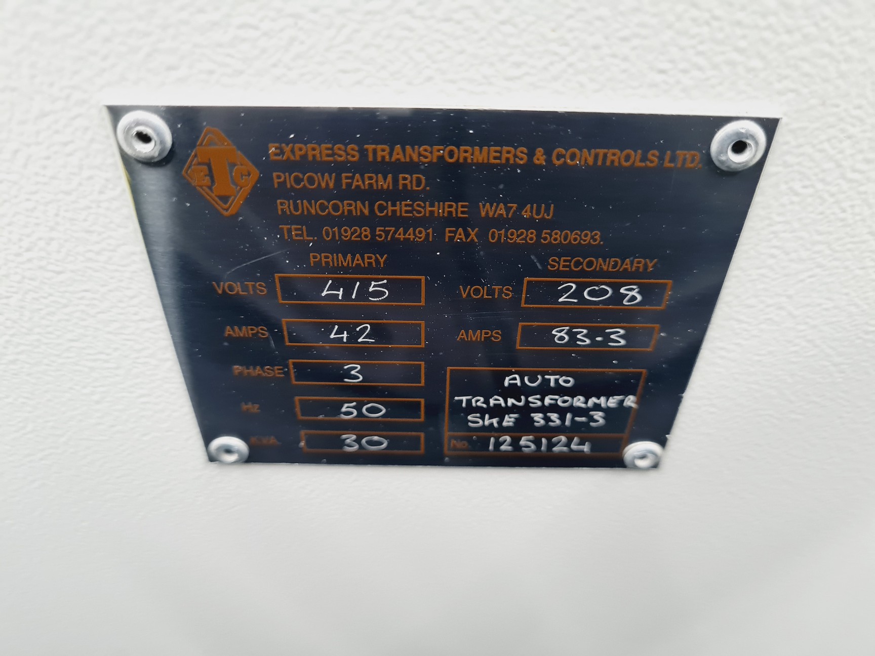 Image of CTI-Cryogenics 9600 Compressor With Auto Transformer SKE 331-3 