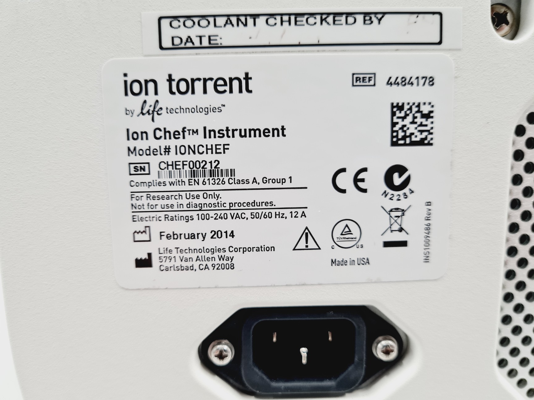 Image of Life Technologies Ion Torrent System - Proton Semiconductor Sequencer & Ion Chef