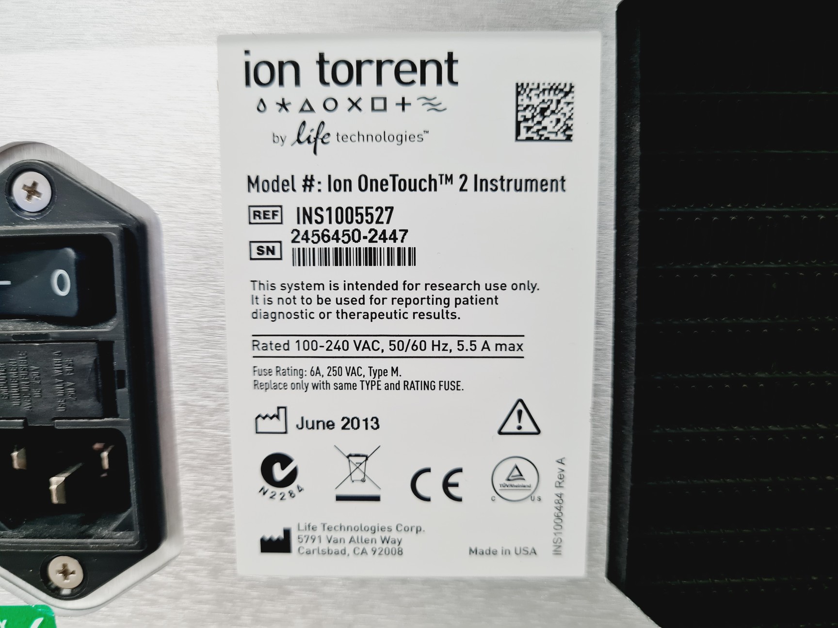 Image of Life Technologies Ion Torrent System - Proton Semiconductor Sequencer & Ion Chef