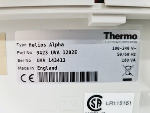 Thumbnail image of Thermo Helios Alpha UV/VIS Spectrophotometer Lab