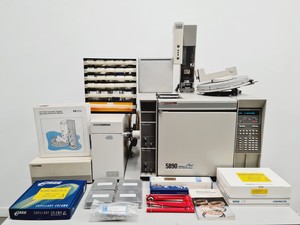 Image of Hewlett Packard 5890 GC System w/ HP 7673 Autosampler, Injector & Controller HP