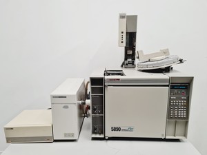 Thumbnail image of Hewlett Packard 5890 GC System w/ HP 7673 Autosampler, Injector & Controller HP