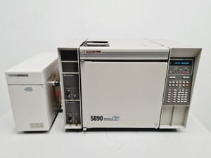 Thumbnail image of Hewlett Packard 5890 GC System w/ HP 7673 Autosampler, Injector & Controller HP