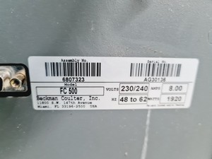 Thumbnail image of Beckman Coulter Cytomics FC 500 Cytometer w/  1145P Laser - Spares/Repair Lab