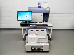 Image of BD FACSCanto II Flow Cytometer with Fluidics Cart, PC, Software & Accessories