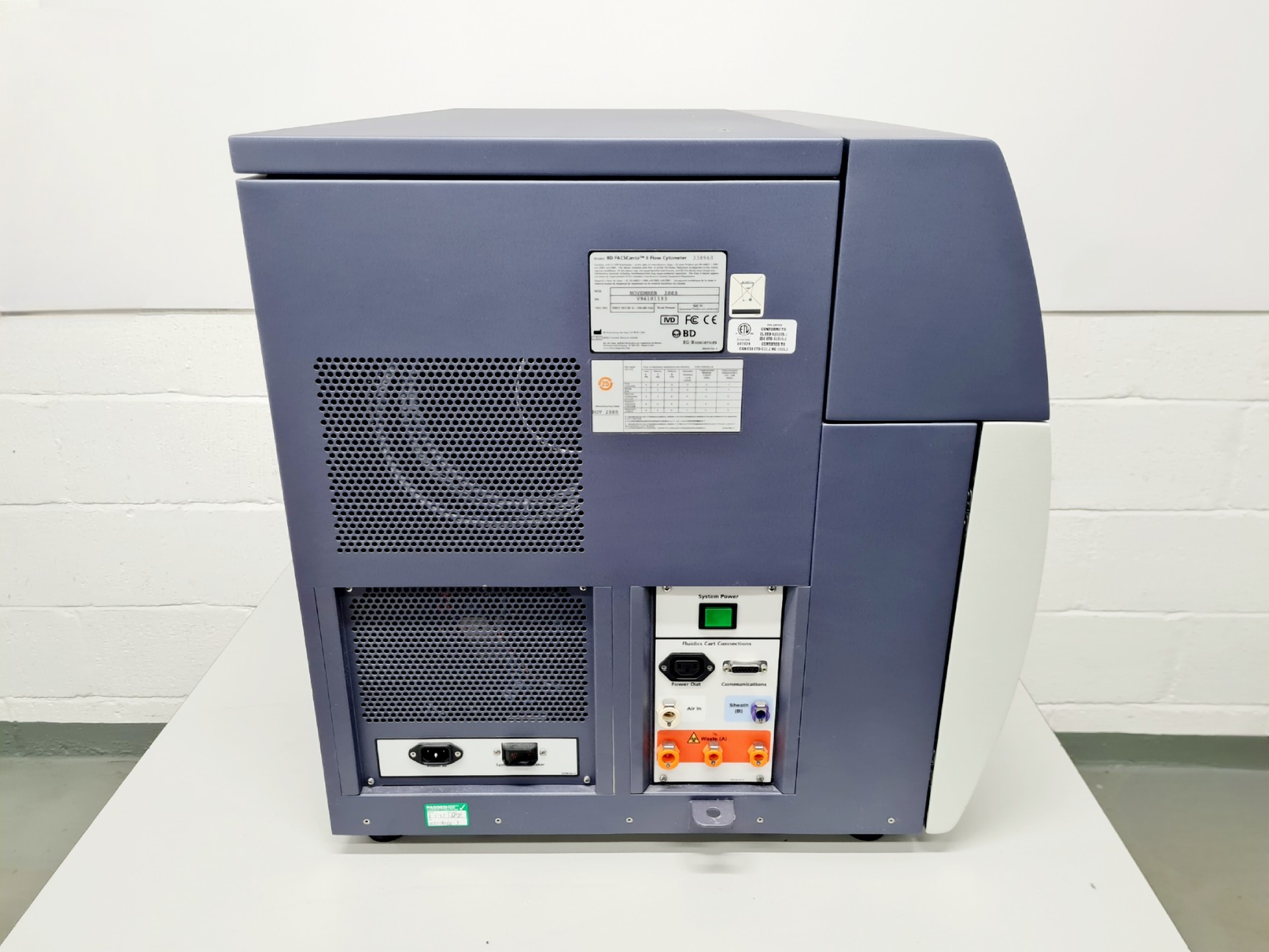 Image of BD FACSCanto II Flow Cytometer with Fluidics Cart, PC, Software & Accessories 