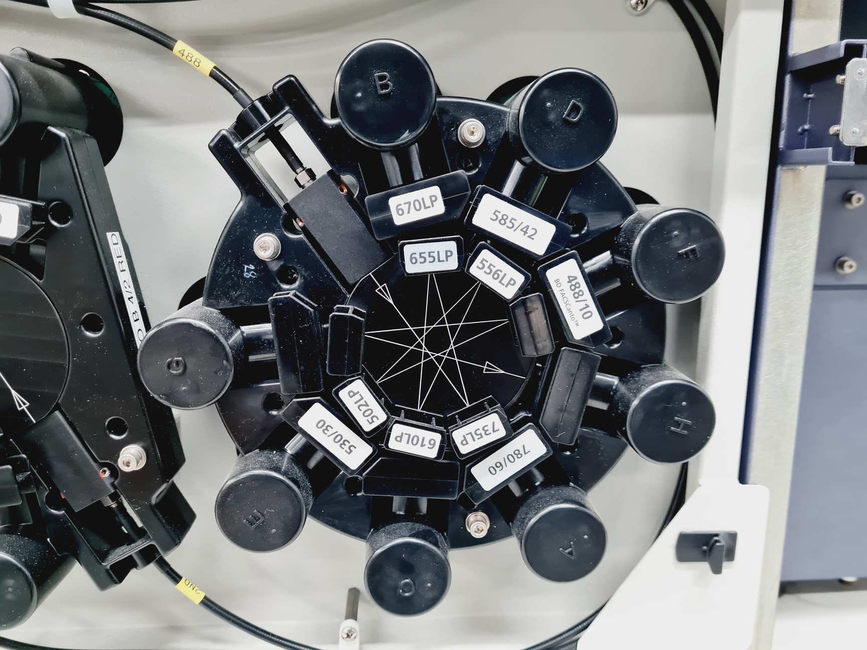 Image of BD FACSCanto II Flow Cytometer with Fluidics Cart, PC, Software & Accessories 