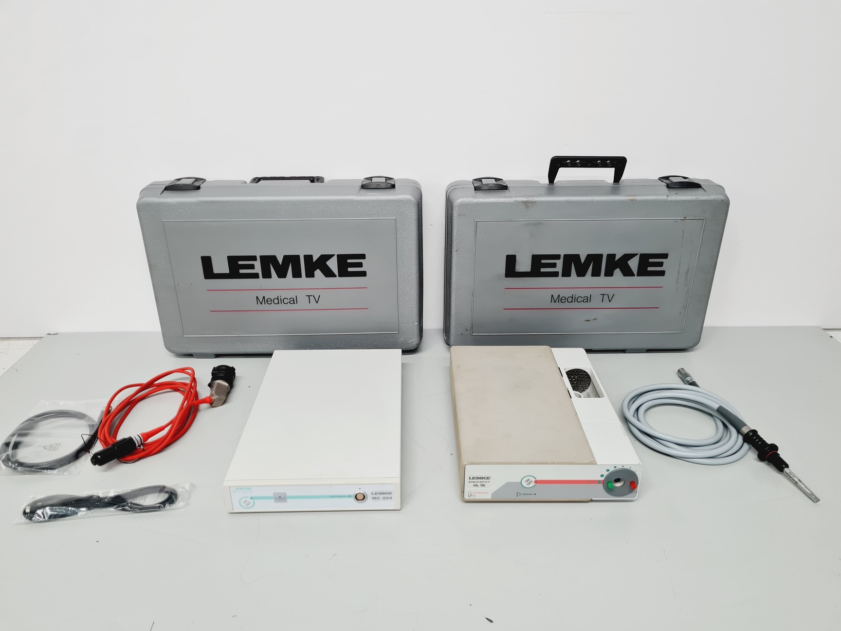 Image of Lemke Medical TV endoscopy camera system with Endolight and Camera Lab