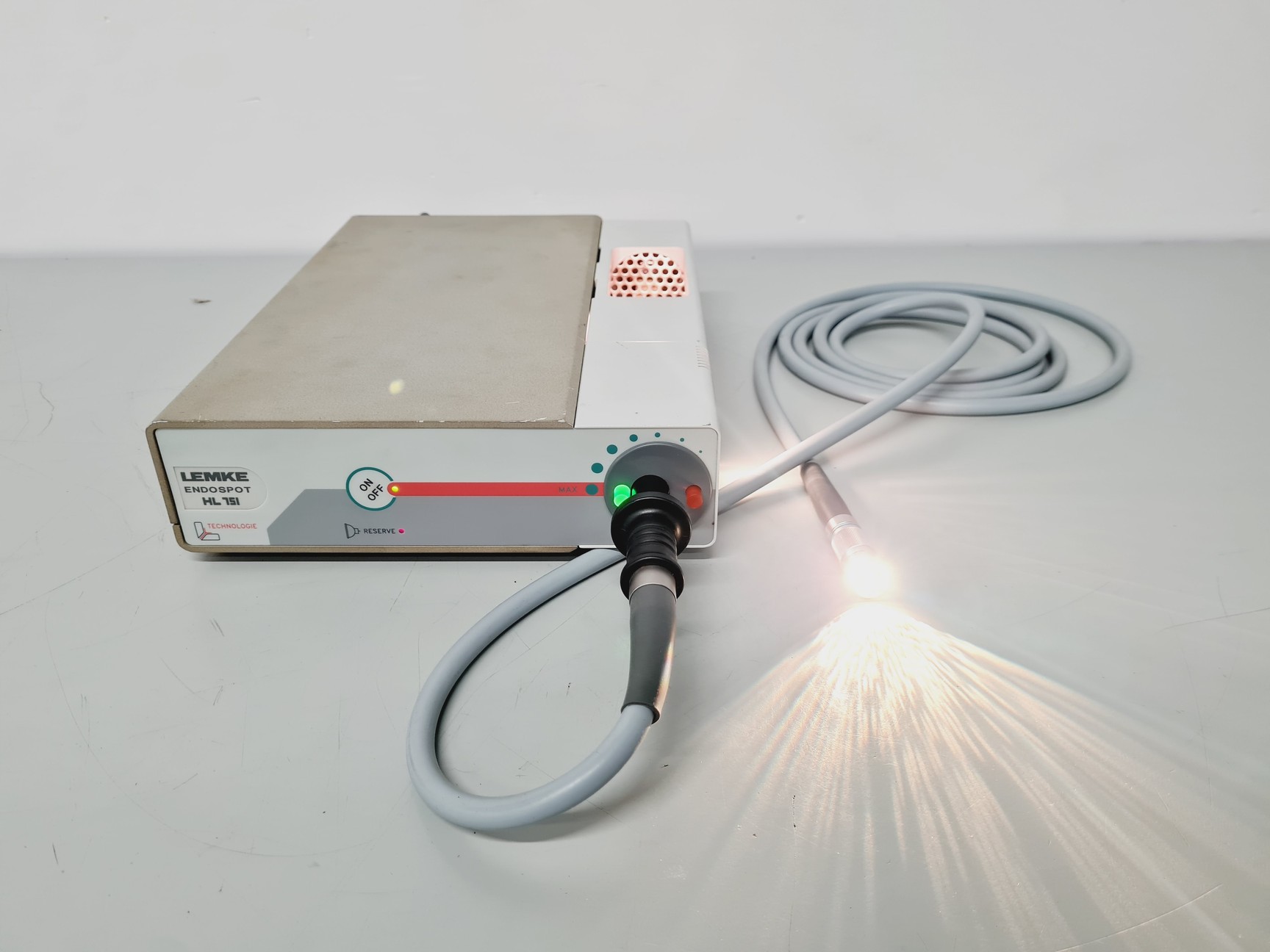Image of Lemke Medical TV endoscopy camera system with Endolight and Camera Lab