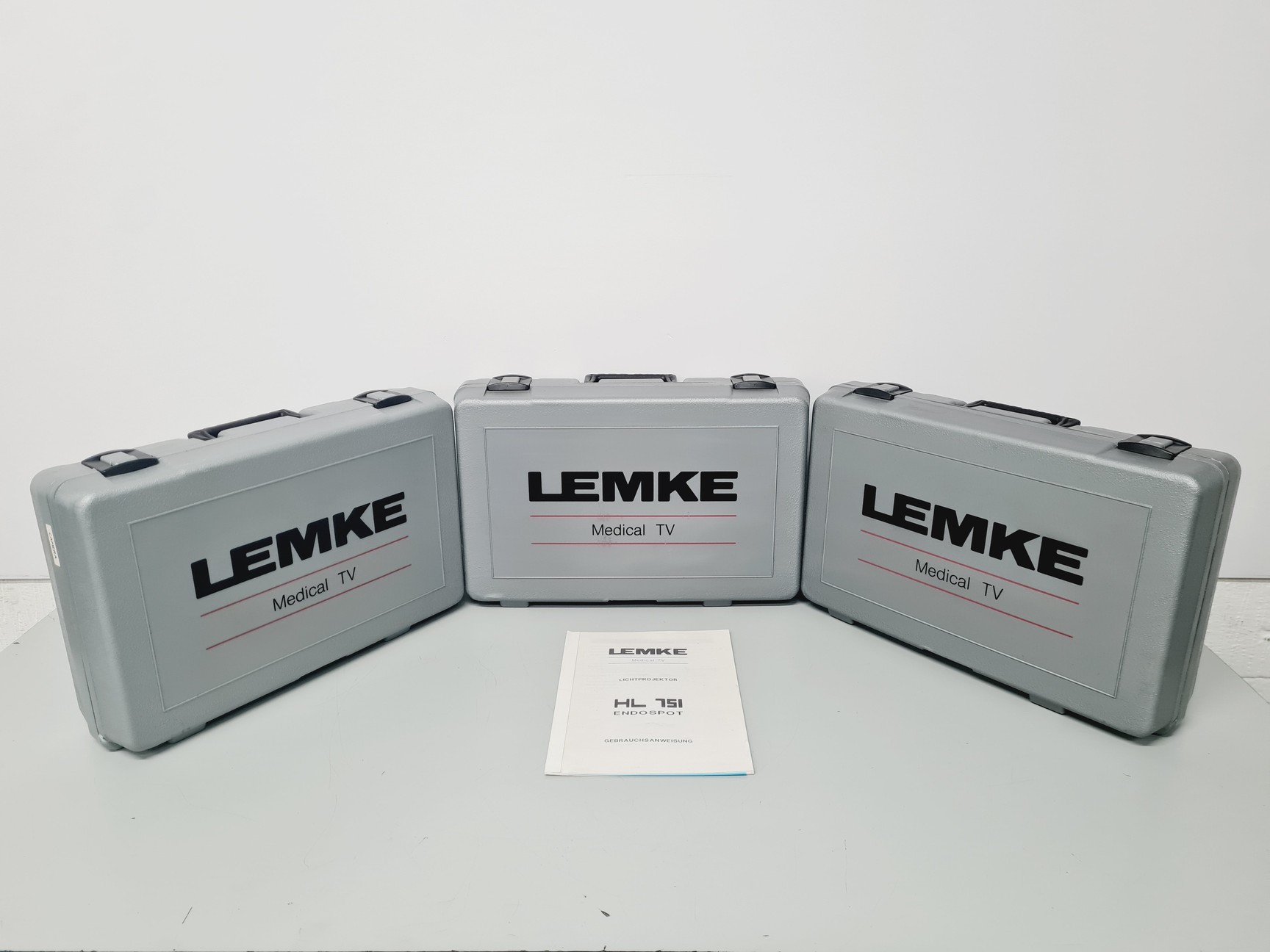 Image of Lemke Medical TV endoscopy camera system with Endolight and 2 x Cameras