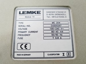Thumbnail image of Lemke Medical TV endoscopy camera system with Endolight and 2 x Cameras 