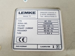 Thumbnail image of Lemke Medical TV endoscopy camera system with Endolight and 2 x Cameras 