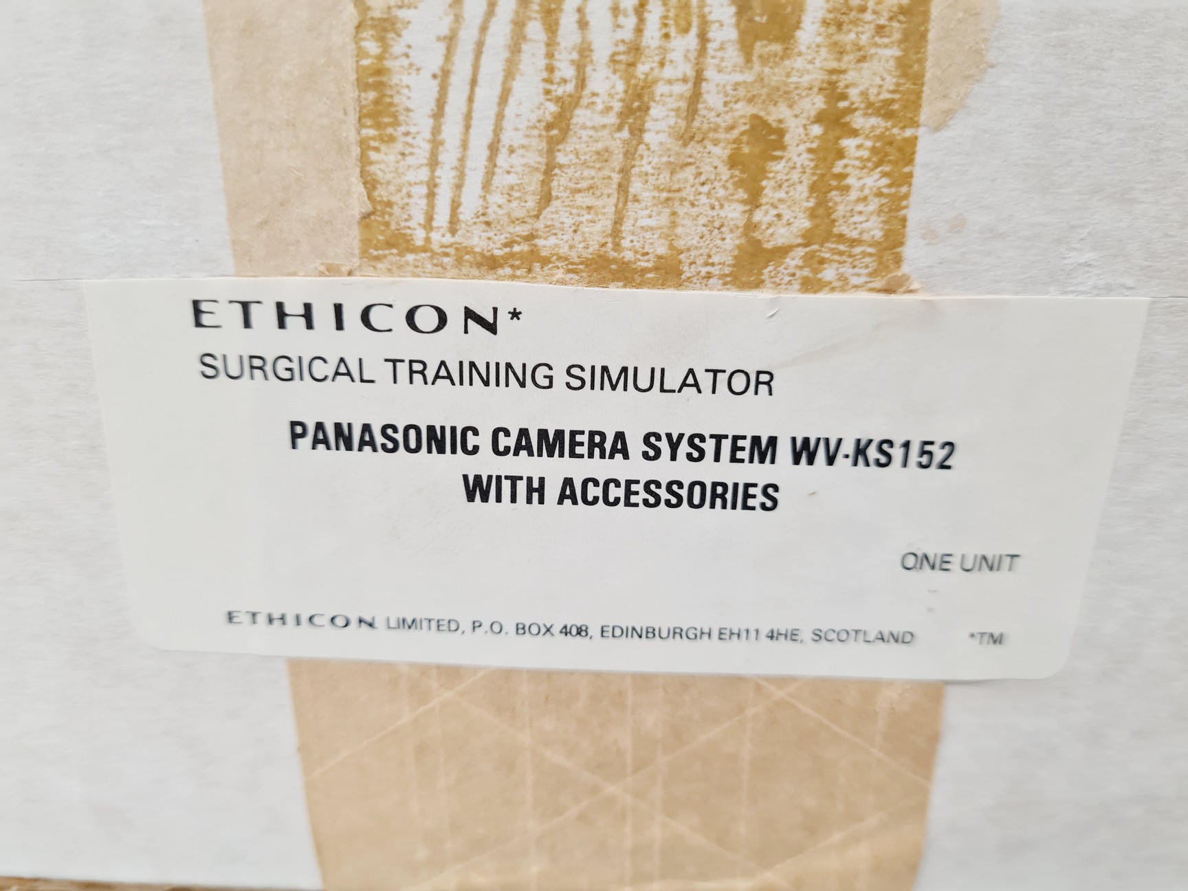 Image of Ethicon Surgical Training Simulator Panasonic Camera System Model WV-KS152